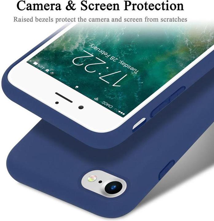 Actual product image Cadorabo TPU Liquid Silicone Case Cover (Apple iPhone SE (2nd Gen), Apple iPhone 7)