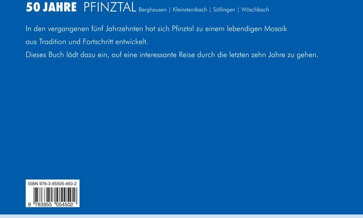 Produktbild 50 Jahre Pfinztal (Deutsch, Gemeinde Pfinztal, 2024)