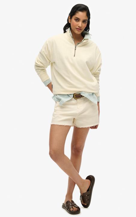 Image du produit Superdry Sweat en velours à col zippé (10)