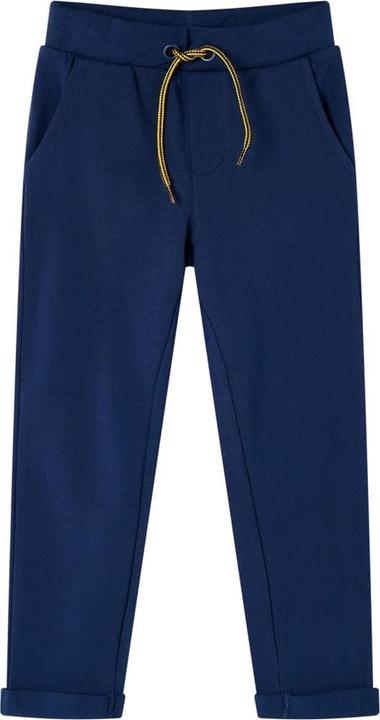 VidaXL Kinderhose mit Kordelzug Marineblau 116,Material: 95 (116)