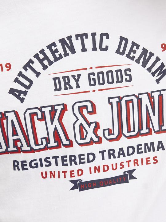 Actual product image Jack & Jones JJELOGO TEE SS ONECK 2COL 24/25 NOOS MNI (122)