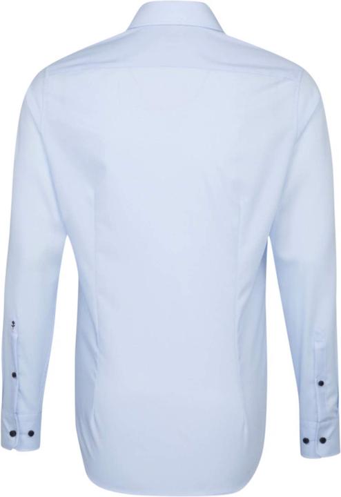 Actual product image Seidensticker Shirt Shaped Business Kent Patch12 light blue (43)