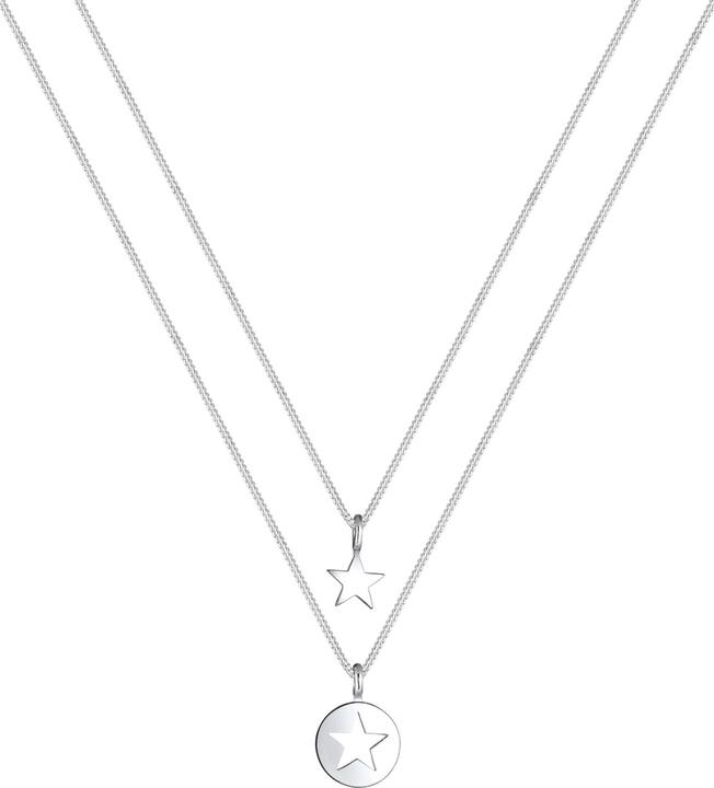 Image du produit Elli Mutter Kind Set Stern-Anhänger Cut Out Design (Argent Sterling, 45 cm)