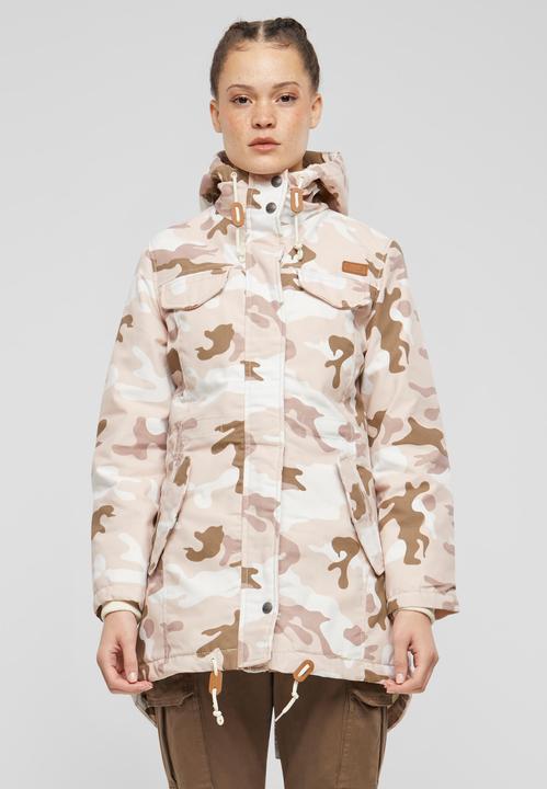 Actual product image Brandit Women's Marsh Lake Parka size M colour candy/camouflage pattern (M)