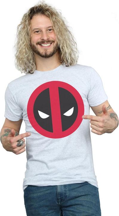 Immagine prodotto Deadpool Large Clean Logo Maglietta Uomo (L)