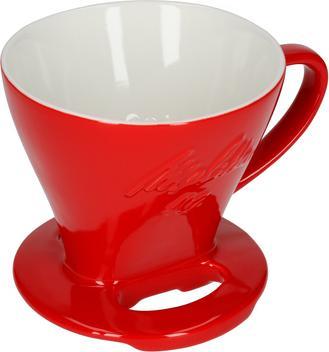 Produktbild Melitta Porzellan-Kaffeefilter (Tropfer) 102 - Rot