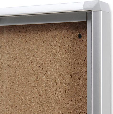 Produktbild eurokraft basic Info-Schaukasten für innen (Magnettafel, Pinnwand, 71.5 x 35 cm)