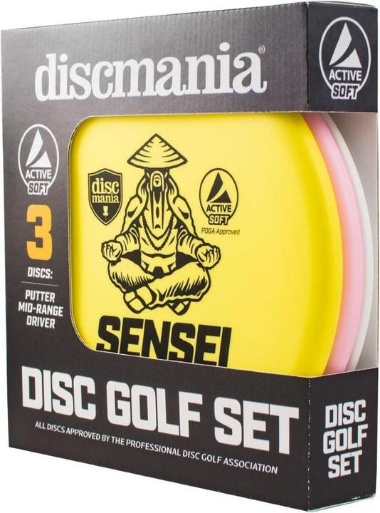 Discmania Disc Golf Disc Set Active 3 Soft Disc Set
