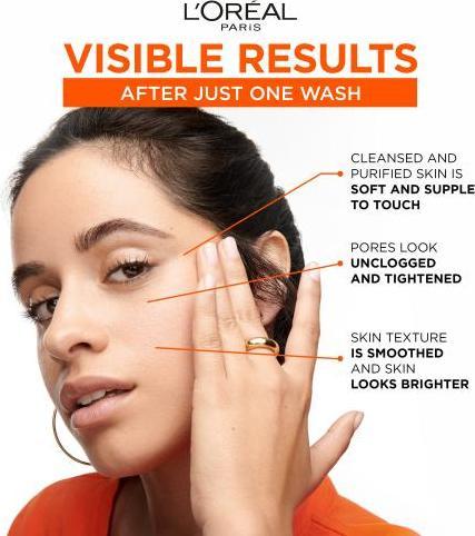 Immagine prodotto L'Oréal Paris Detergente clinico Revitalift alla vitamina C e all'acido salicilico (150 ml)