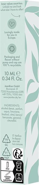Actual product image Jean & Len Scent Experience Rosemary/Ginger, 10 ml (Eau de parfum, 10 ml)