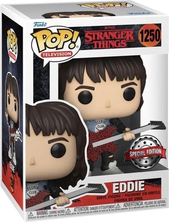 Produktbild Funko Pop! Stranger Things S4 : Eddie w/ Guitar (1250) EXM