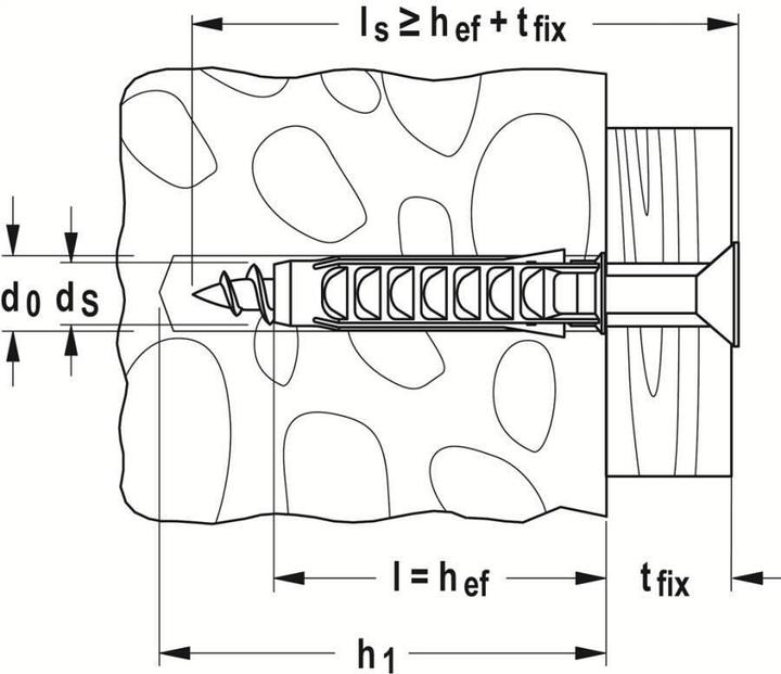 Actual product image Fischer Dowel SX Plus 6x30 (100 pcs.)