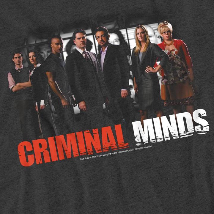 Actual product image Criminal Minds Unisex Adult The Brain Trust T-Shirt (XXL)