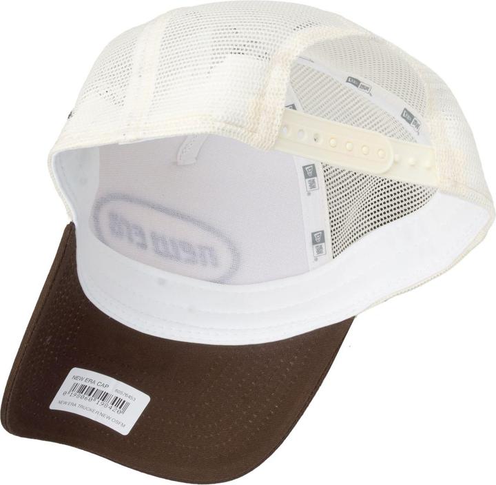 Actual product image New Era Adjustable Trucker Cap - Retro Brand Patch Chrome