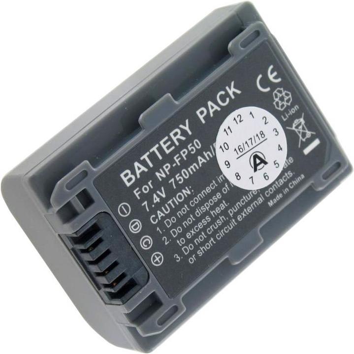 Immagine prodotto Sony Batteria NP-FP50, serie DCR-HC, DCR-DVD (Batteria della fotocamera)