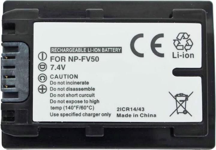 Actual product image Sony Battery NP-FV50, NP-FV30 (Camera battery)