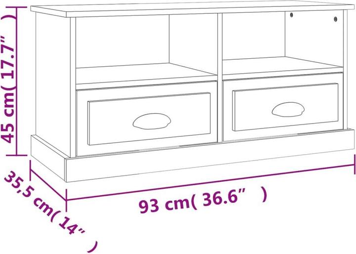 Actual product image VidaXL Brinley (93 x 45 cm)