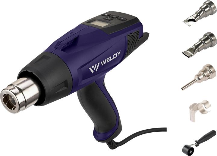 Weldy Soffiatore d'aria calda HG 530-A Set universale