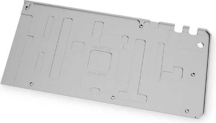 EKWB EK-Quantum Vector TUF RTX 3070 Plaque arrière - Nickel
