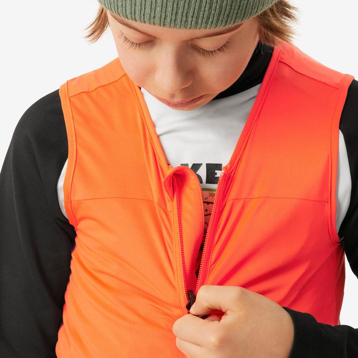 Produktbild Wedze Rückenprotektor Kinder MTB Ski Snowboard - DBCK 900 orange (128, Rückenprotektor)