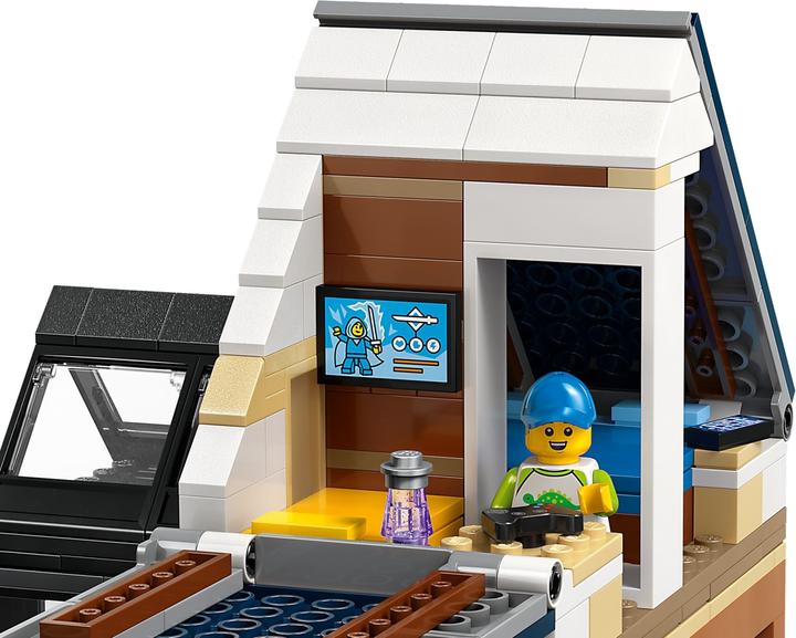 Produktbild LEGO Familienhaus mit Elektroauto (60398, LEGO City)