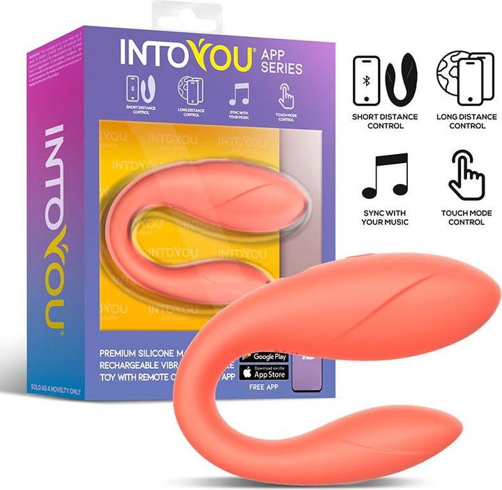 Image du produit IntoYou Vibrator für Paare mit App - Orange