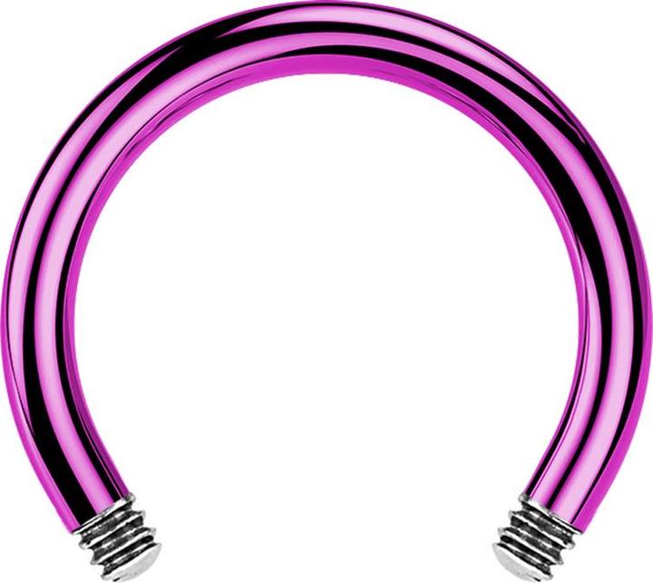 Produktbild Star Piercing Circular Barbell-Stab violett (ohne Messing, Titan G23)