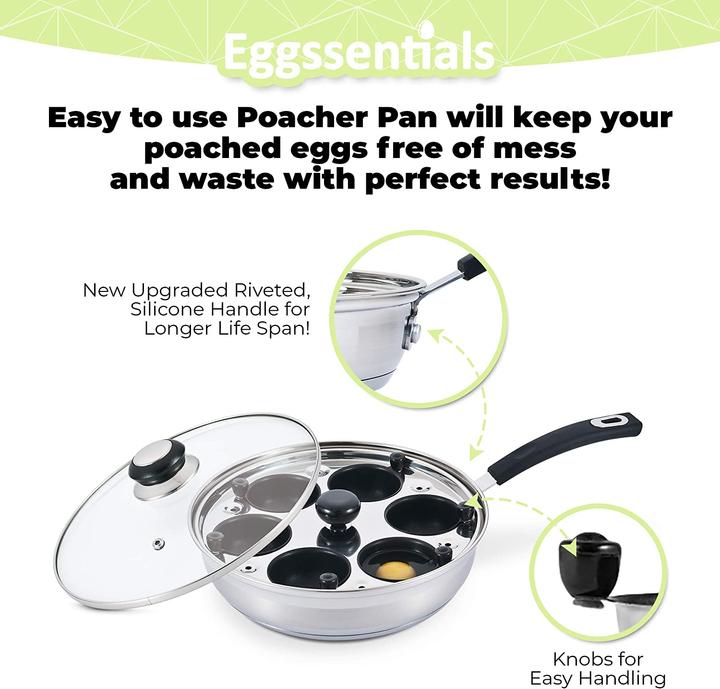 Produktbild Eggssentials Pochierte Eierkocher aus Edelstahl