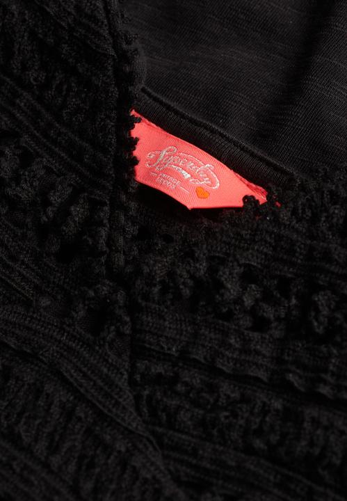 Image du produit Superdry Robe longue en jersey à dentelle