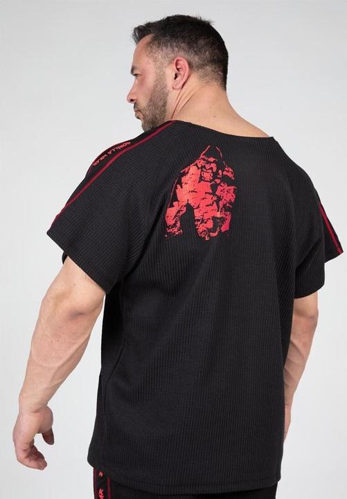 Immagine prodotto Gorilla Wear Top da allenamento Buffalo Old School Nero/Rosso (S, M)