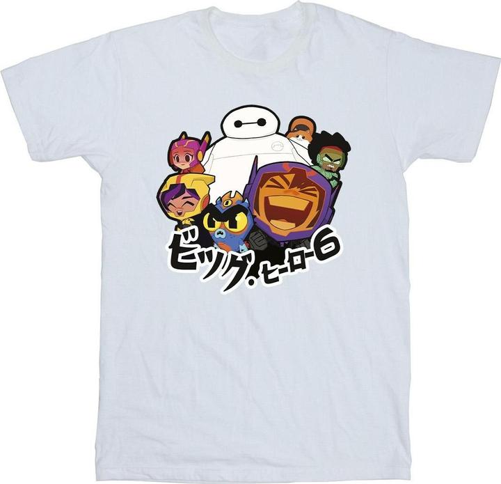 Disney Big Hero 6 Baymax Group Manga TShirt
