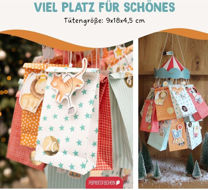 Produktbild Papierdrachen Zirkus
