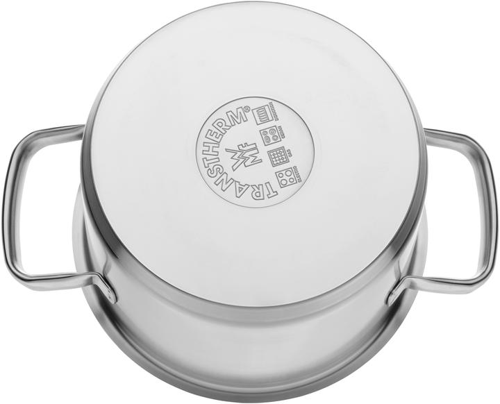 Produktbild WMF Kochtopf Fleischtopf Induktion 20cm Metalldeckel Gourmet Plus Edelstahl 18/10 (20 cm, Kochtopf, Edelstahl)