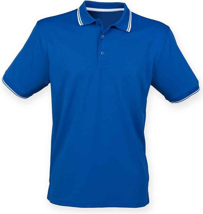 Henbury Poloshirt Mit kontrastfarbenen Streifen
