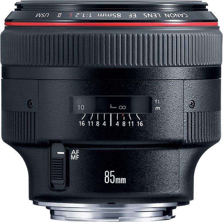 Canon EF 85mm f/1.2L II USM - Importazione (Canon EF, Full-frame)