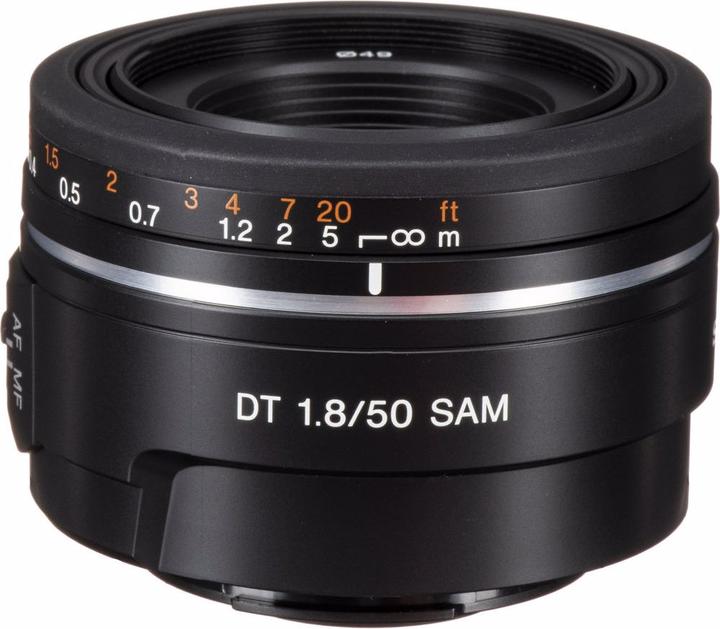 Actual product image Sony DT 50mm f/1.8 SAM, APS-C A-mount (Sony A, APS-C / DX)