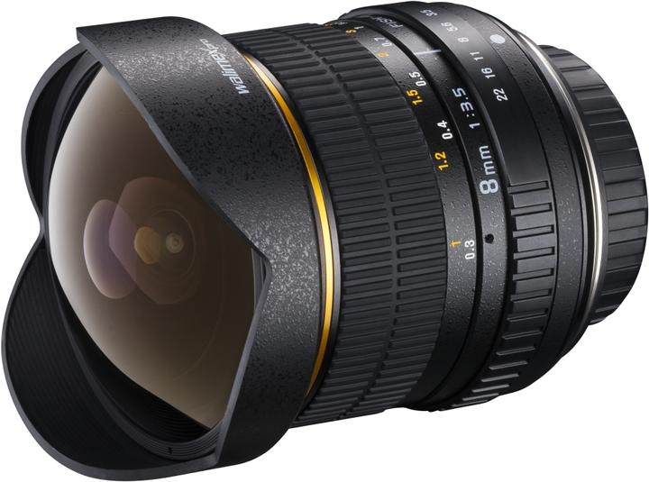 Actual product image Walimex pro Pro 8mm f/3.5 Fisheye, Canon (Canon EF-S, APS-C / DX)