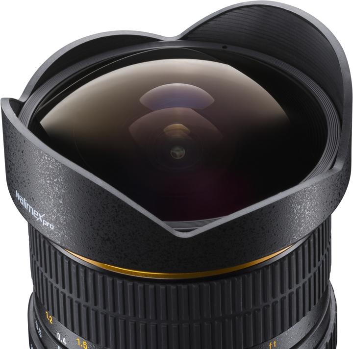 Actual product image Walimex pro Pro 8mm f/3.5 Fisheye, Canon (Canon EF-S, APS-C / DX)
