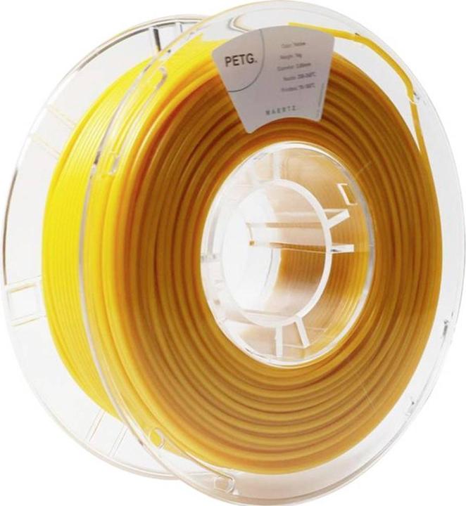 Actual product image Maertz PETG Yellow 2,85 mm 1.000 g (PETG, 2.85 mm, 1000 g, Yellow)