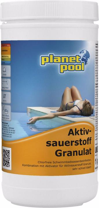 Planet Pool Aktivsauerstoff-Granulat (1000 g, 1000 ml)