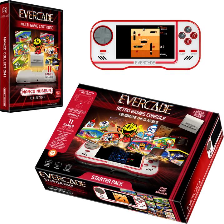 Produktbild Pqube Evercade Starter Pack + Namco Cart 1