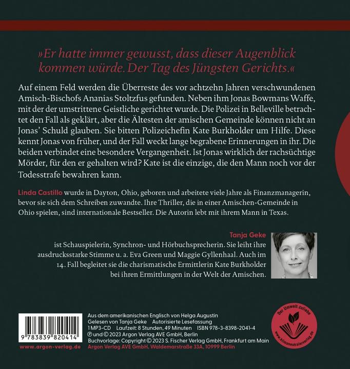Produktbild Saat der Sünde (Linda Castillo, Tanja Geke, Helga Augustin, Deutsch)