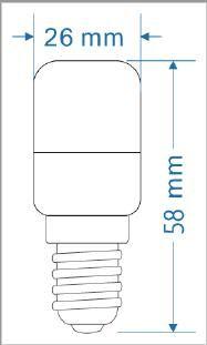 Actual product image Globo LED light source aluminium 1xE14 LED (E14, 2.50 W, 220 lm, 1 x, F)