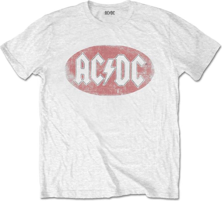 Actual product image AC/DC Oval Logo Vintage (M)