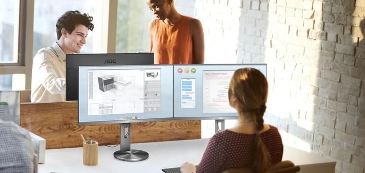 Image du produit AOC U2790PQU LED IPS 27" UHD 3840x2160p 50M:1 (typ. 1000:1) 350cd 5ms HDMI2.0 (3840 x 2160 pixels, 27")