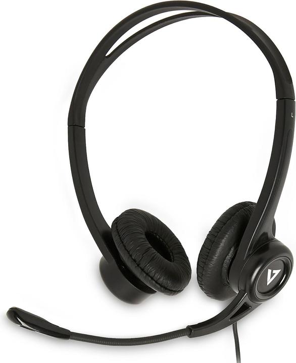 V7 Essentials USB Stereo Headset (Kabelgebunden, USB-A)