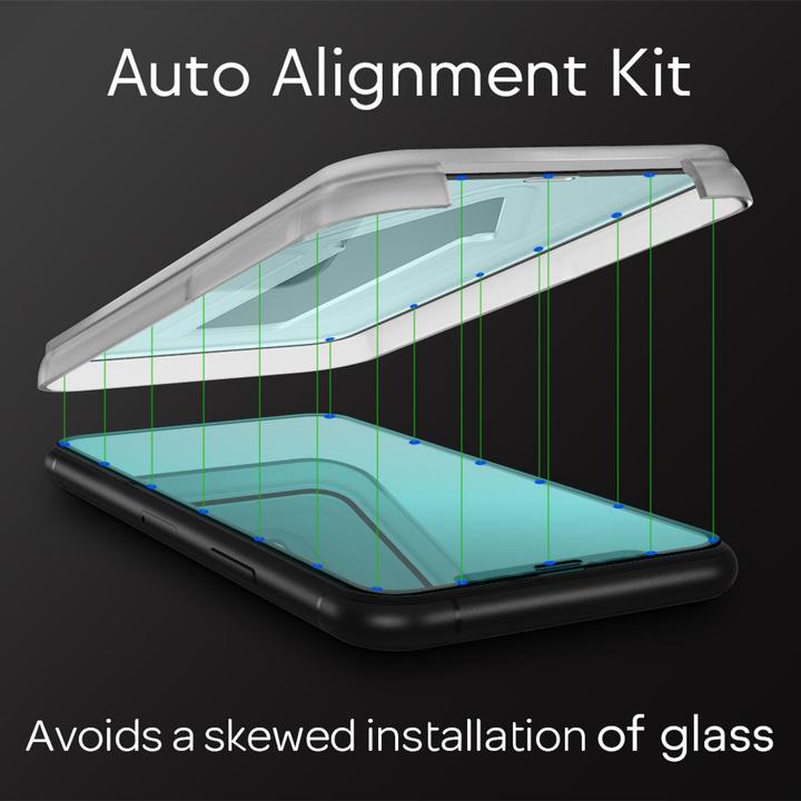 Produktbild Nalia Schutzglas & Applikator - Set (2x) (2 Stück, Apple iPhone 11 Pro Max, Apple iPhone XS Max)