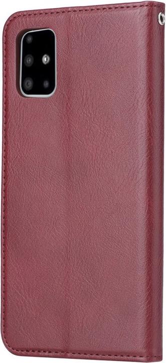 Immagine prodotto Cover-Discount Galaxy A51 - Custodia Flip Case con molti slot per carte di credito rosso vino