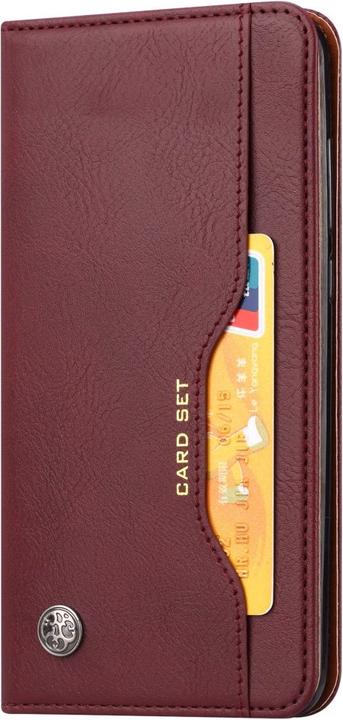 Immagine prodotto Cover-Discount Galaxy A51 - Custodia Flip Case con molti slot per carte di credito rosso vino