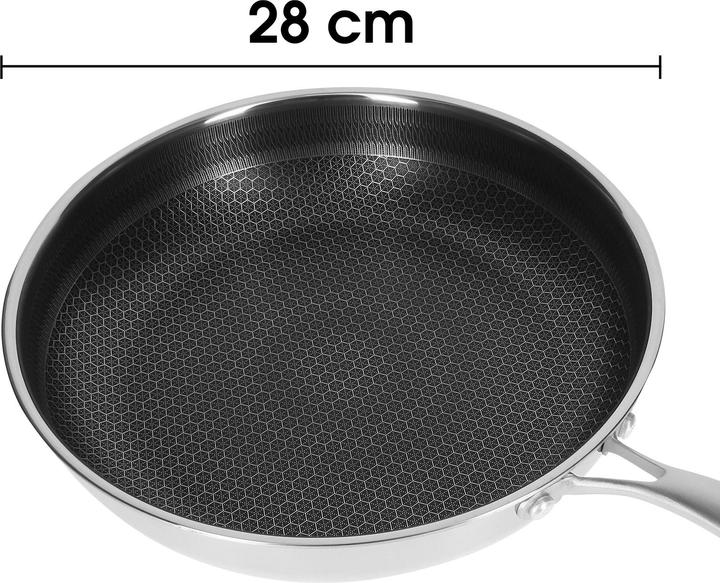 Actual product image Cheffinger Premium (28 cm, Frying pan, Stainless steel)